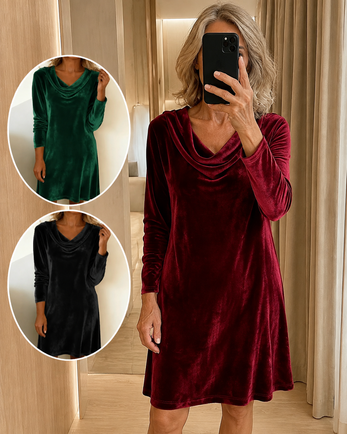Lenora | Layered Collar V-Neck Top