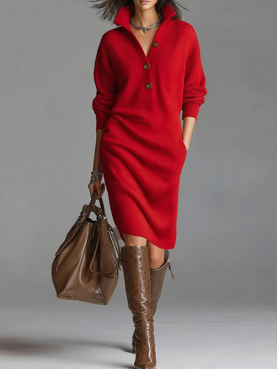 Norlyn™ | Ribbed Midi Dress