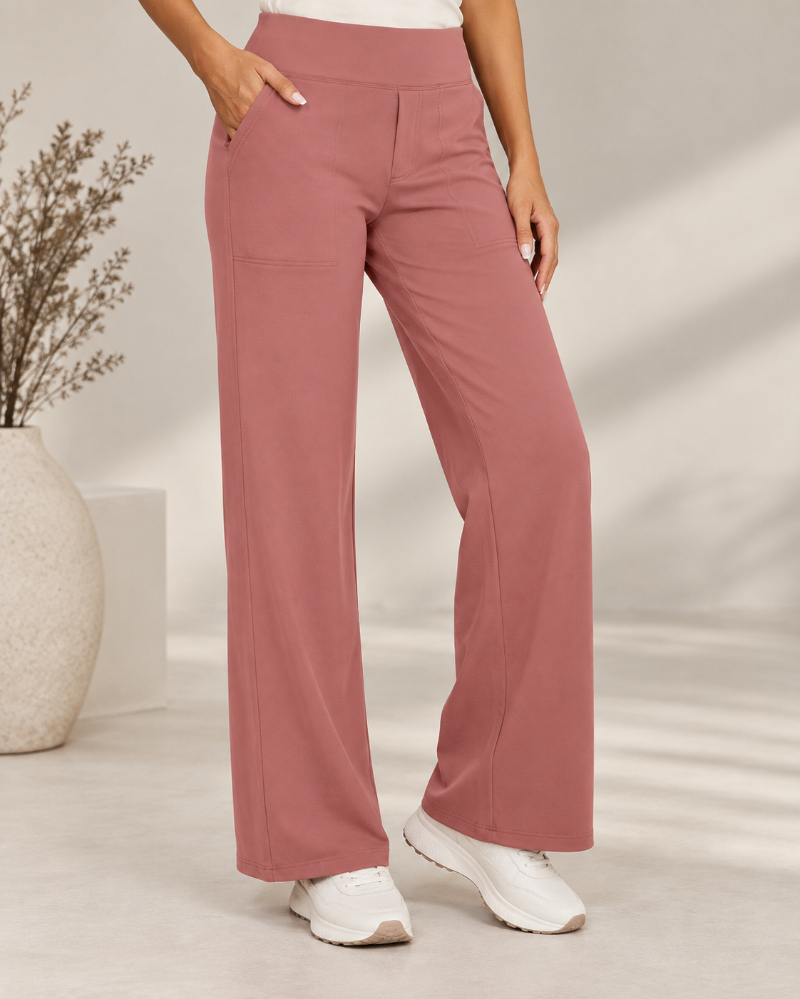 Lizzie™ | Comfortable Wide-Leg Stretch Trousers