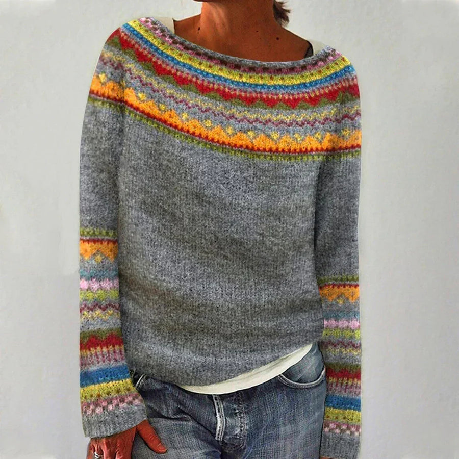 Charlotte | Retro Scandinavian Knitted Jumper