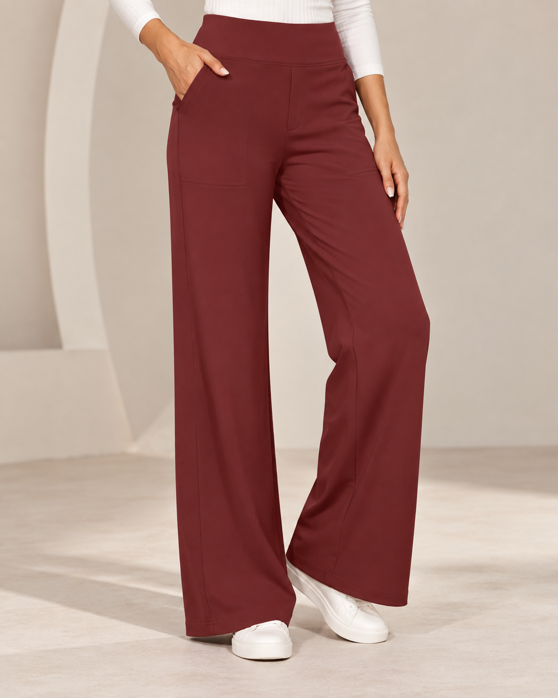 Lizzie™ | Comfortable Wide-Leg Stretch Trousers