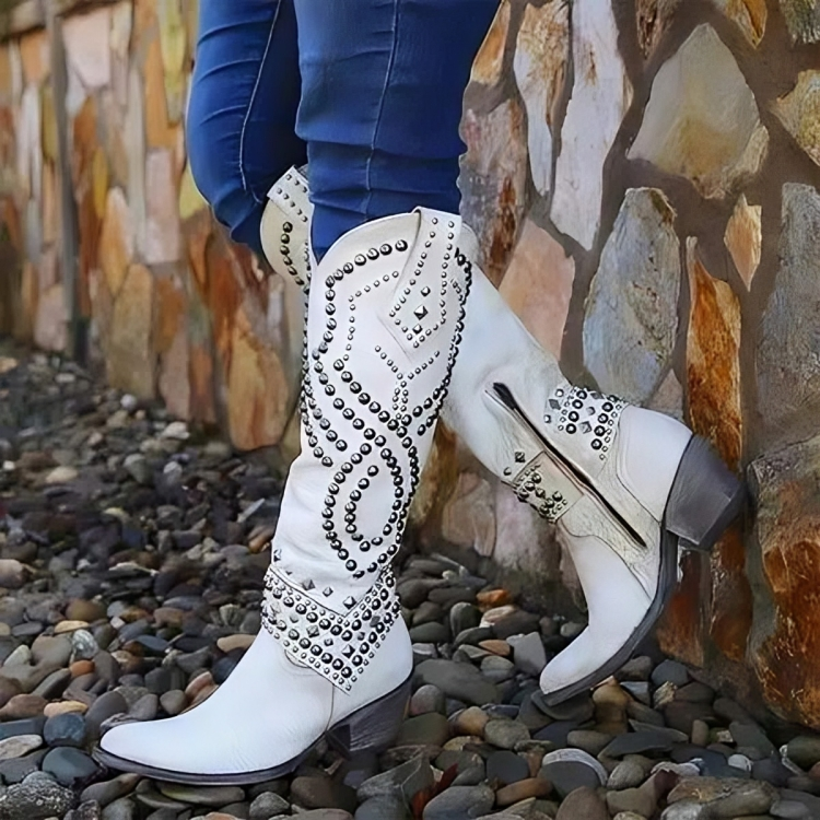 Orena | Knee-High Block Heel Boots
