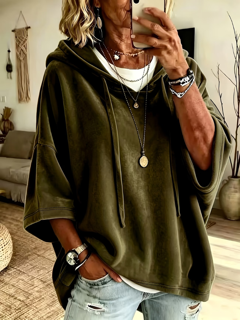 Noemi | Luxury Velour Oversized Hoodie