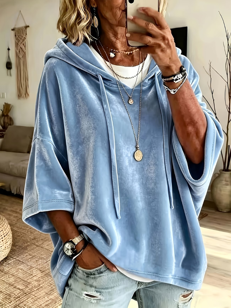 Noemi | Luxury Velour Oversized Hoodie
