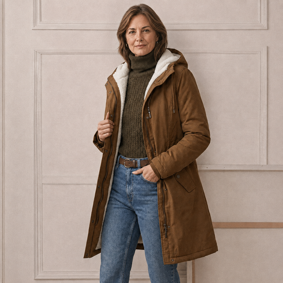 Marjorie™ | Cozy Hooded Weatherproof Coat