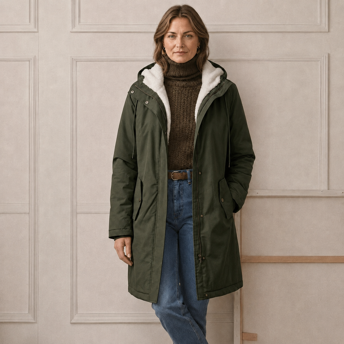 Marjorie™ | Cozy Hooded Weatherproof Coat