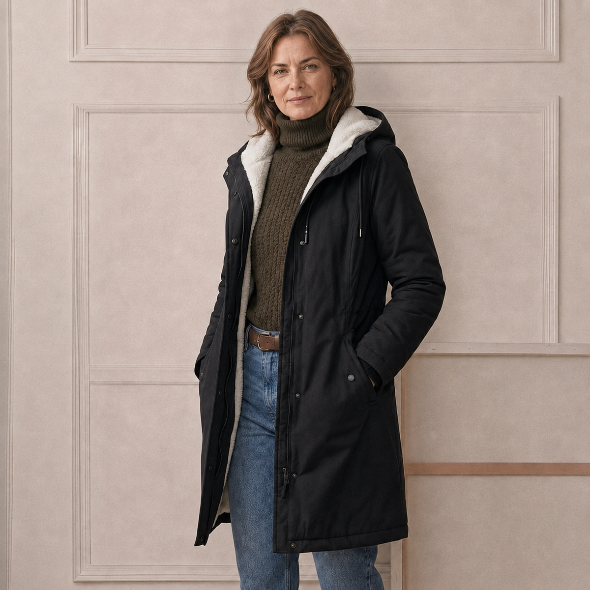 Marjorie™ | Cozy Hooded Weatherproof Coat