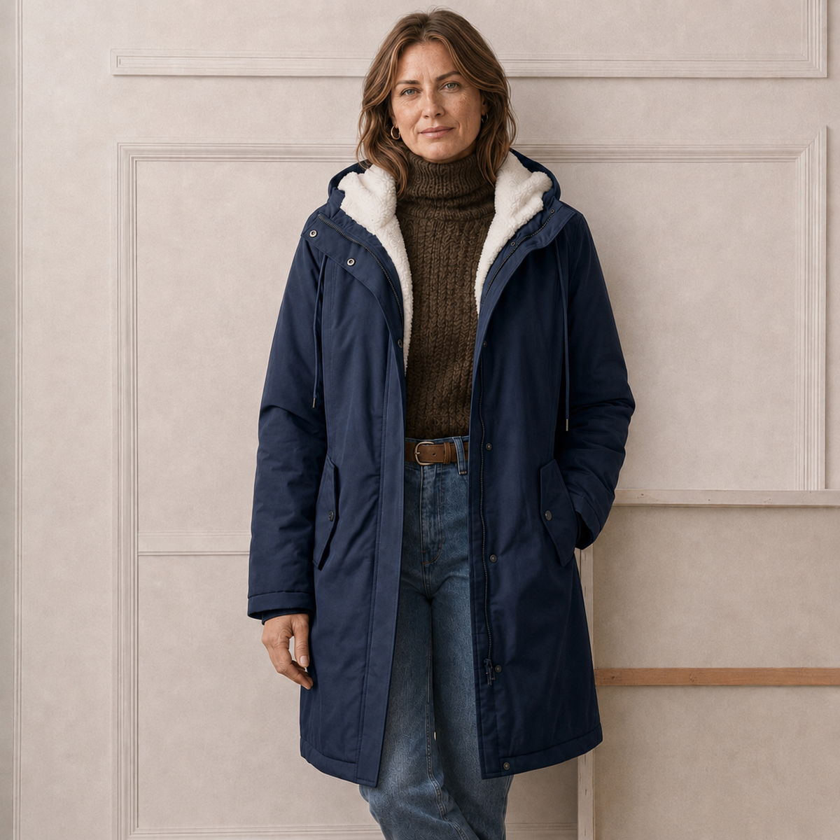 Marjorie™ | Cozy Hooded Weatherproof Coat