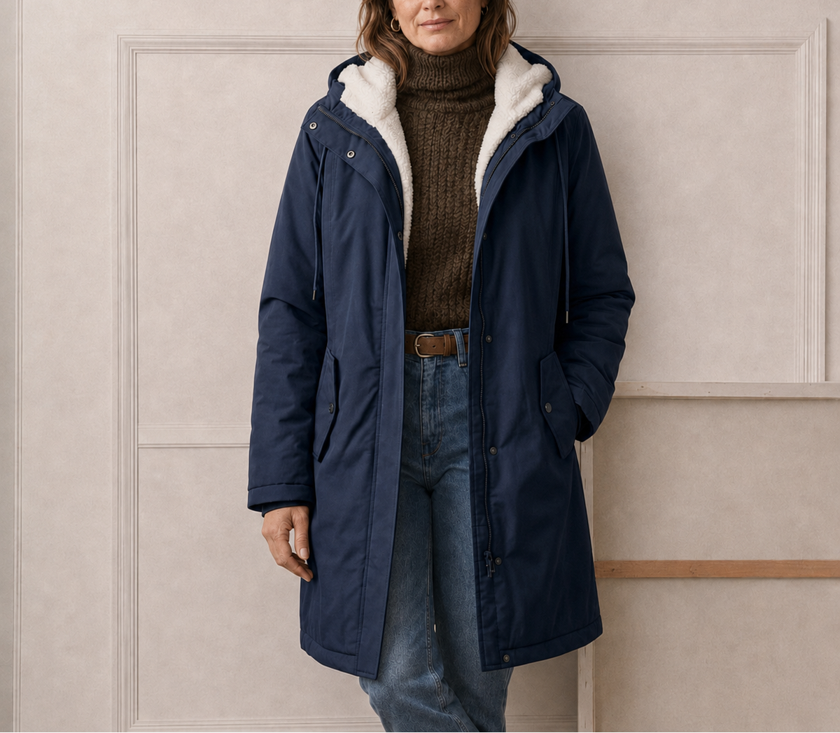 Marjorie™ | Cozy Hooded Weatherproof Coat