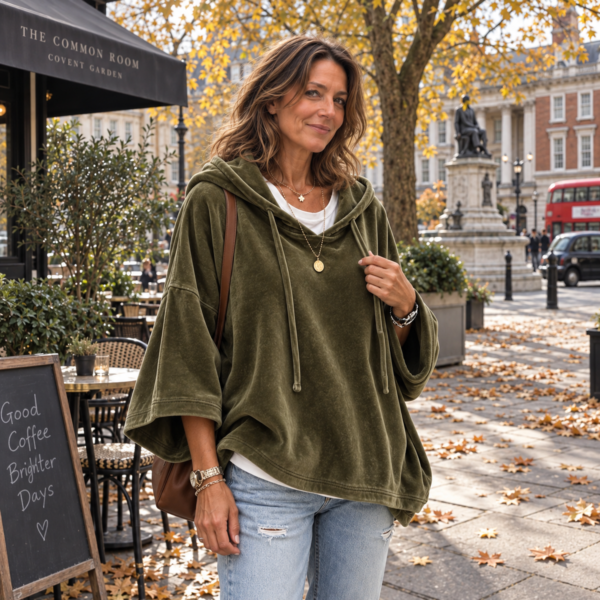Noemi | Luxury Velour Oversized Hoodie