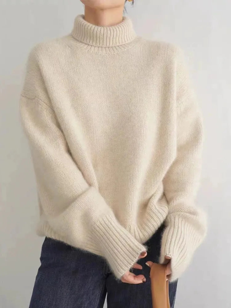 Claire | Cashmere Roll Neck Jumper
