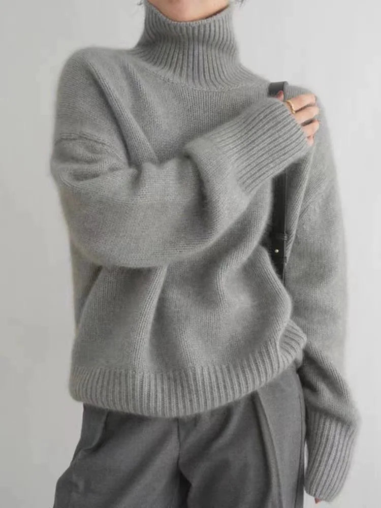 Claire | Cashmere Roll Neck Jumper