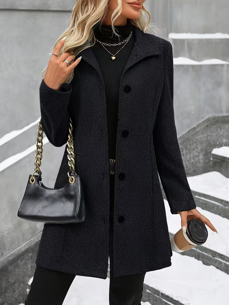 Eline™ | Comfortable Stand Collar Coat