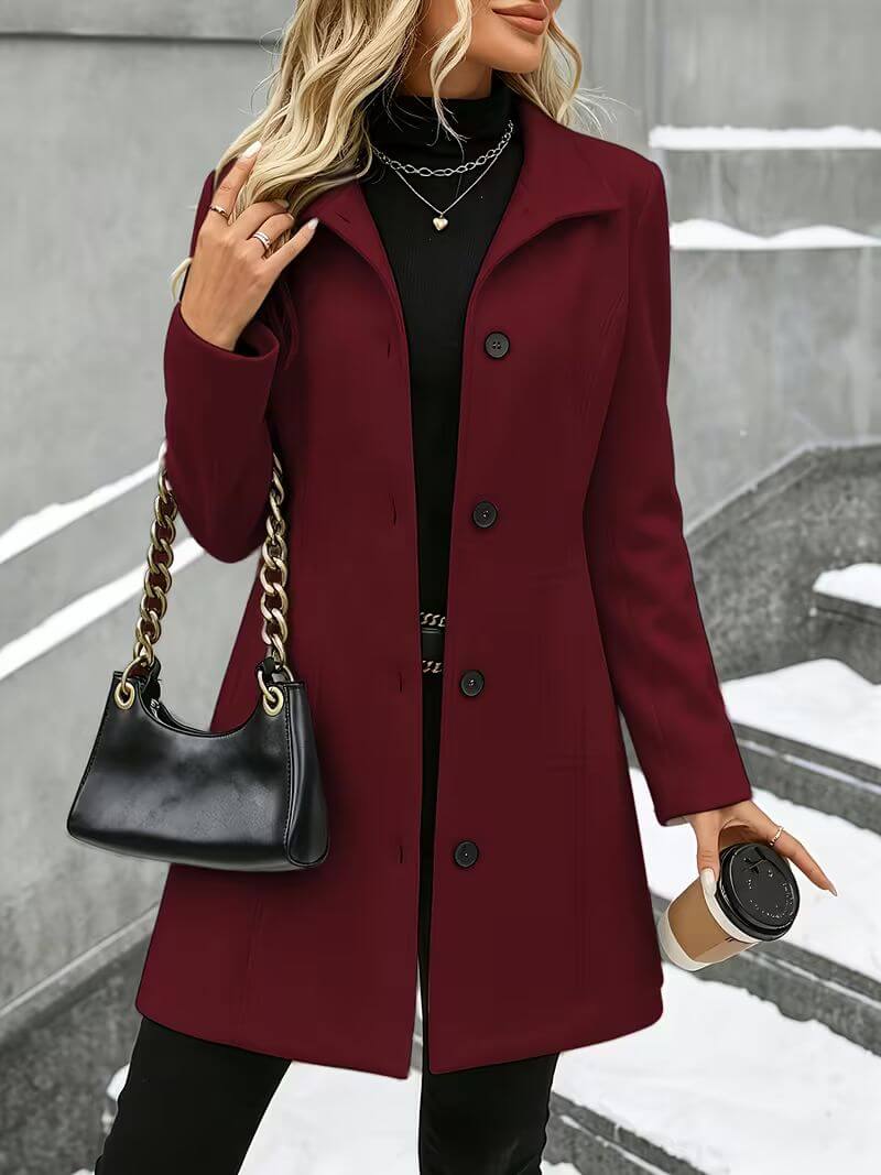 Eline™ | Comfortable Stand Collar Coat