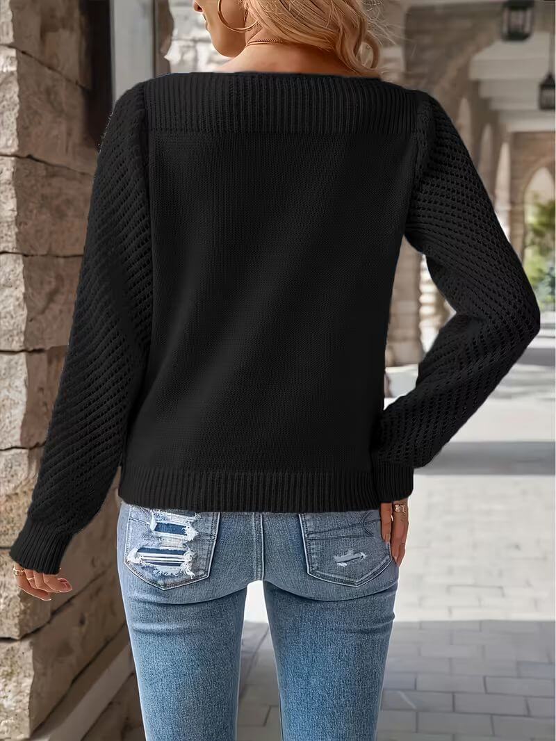 Emma™ | Breathable Long-Sleeve Crew Neck Jumper