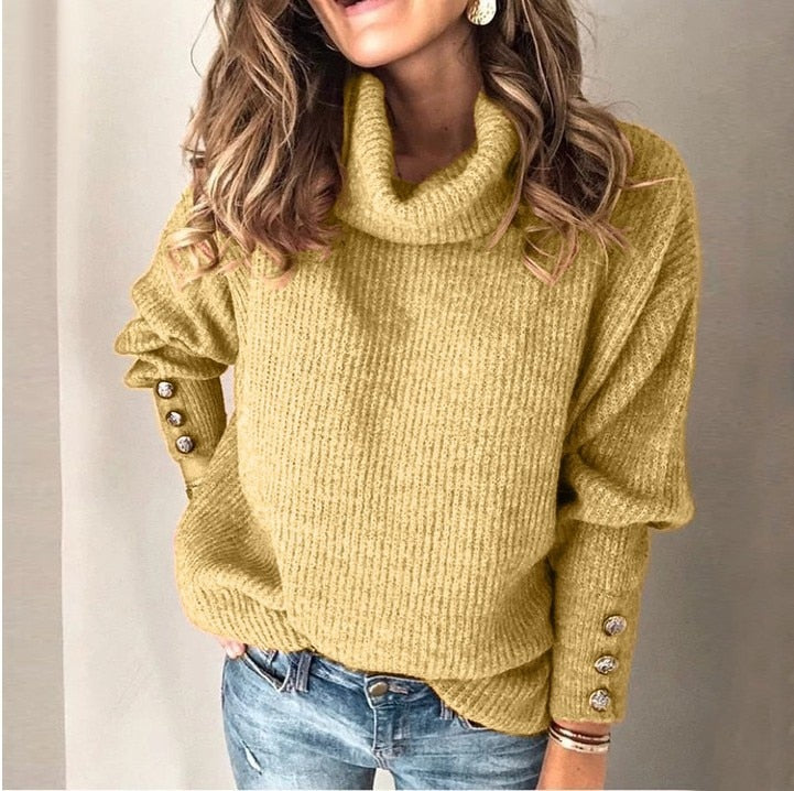 Joanna | Lightweight Roll Neck Jumper