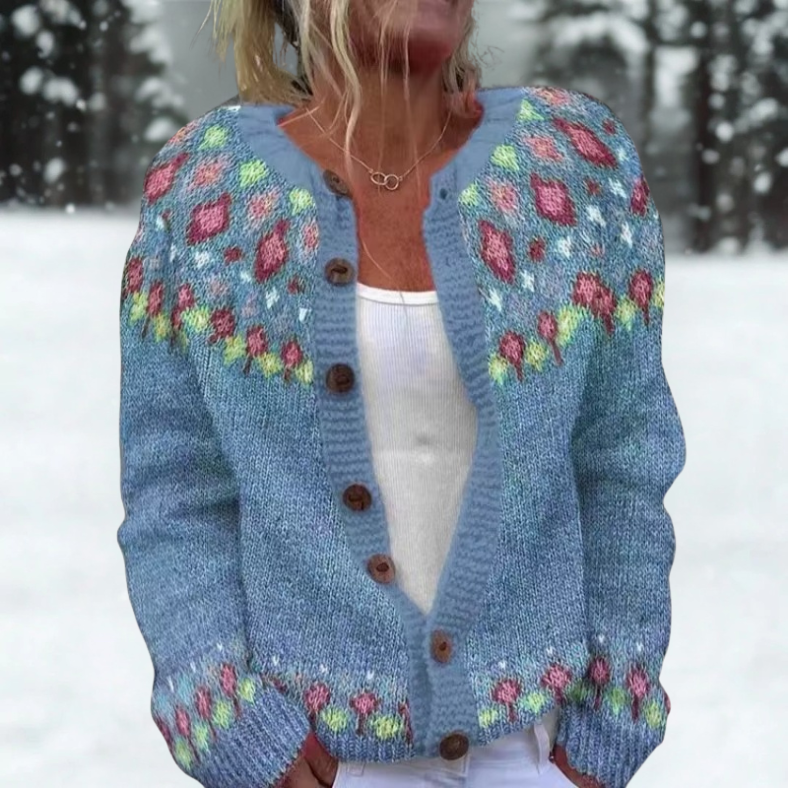 Sienna™ | Nordic Knit Cardigan