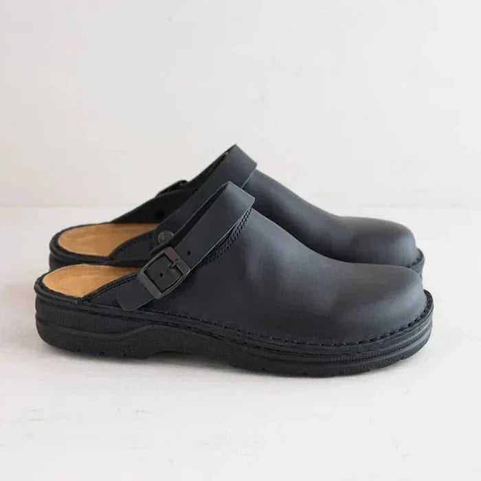 Martin | Men's Leather Shoes with Adjustable Strap