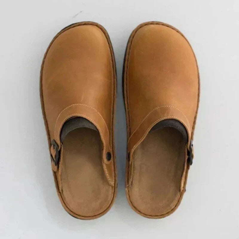 Martin | Men's Leather Shoes with Adjustable Strap