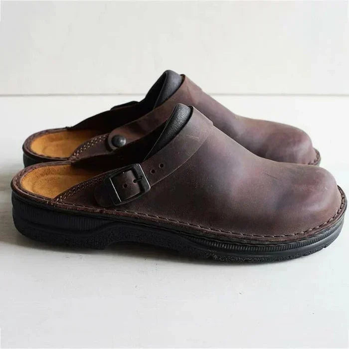 Martin | Men's Leather Shoes with Adjustable Strap