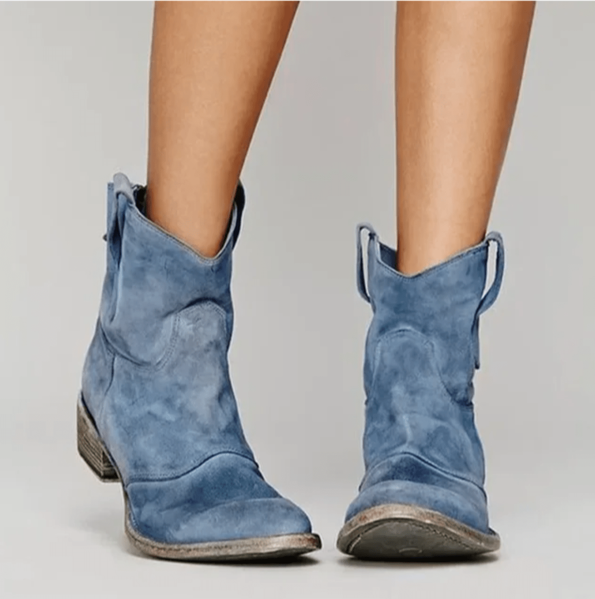 Charlotte | Suede and Cotton Ankle Boots