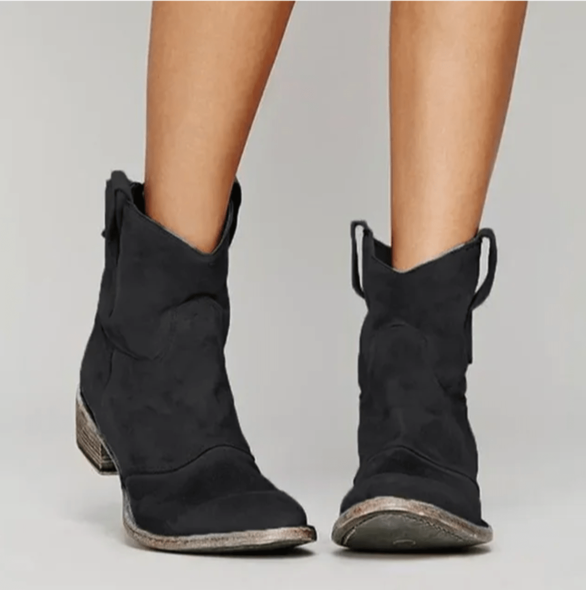 Charlotte | Suede and Cotton Ankle Boots