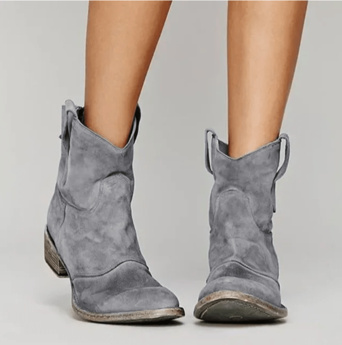 Charlotte | Suede and Cotton Ankle Boots