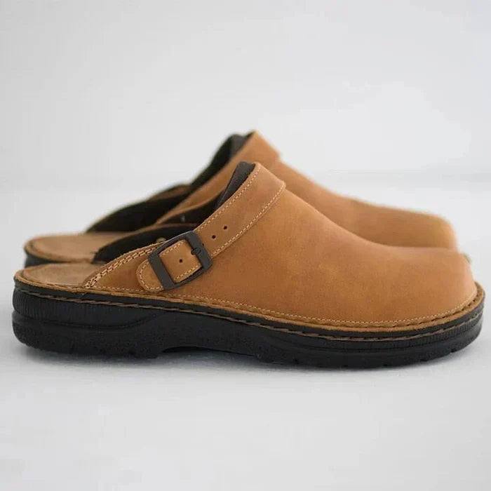 Martin | Men's Leather Shoes with Adjustable Strap