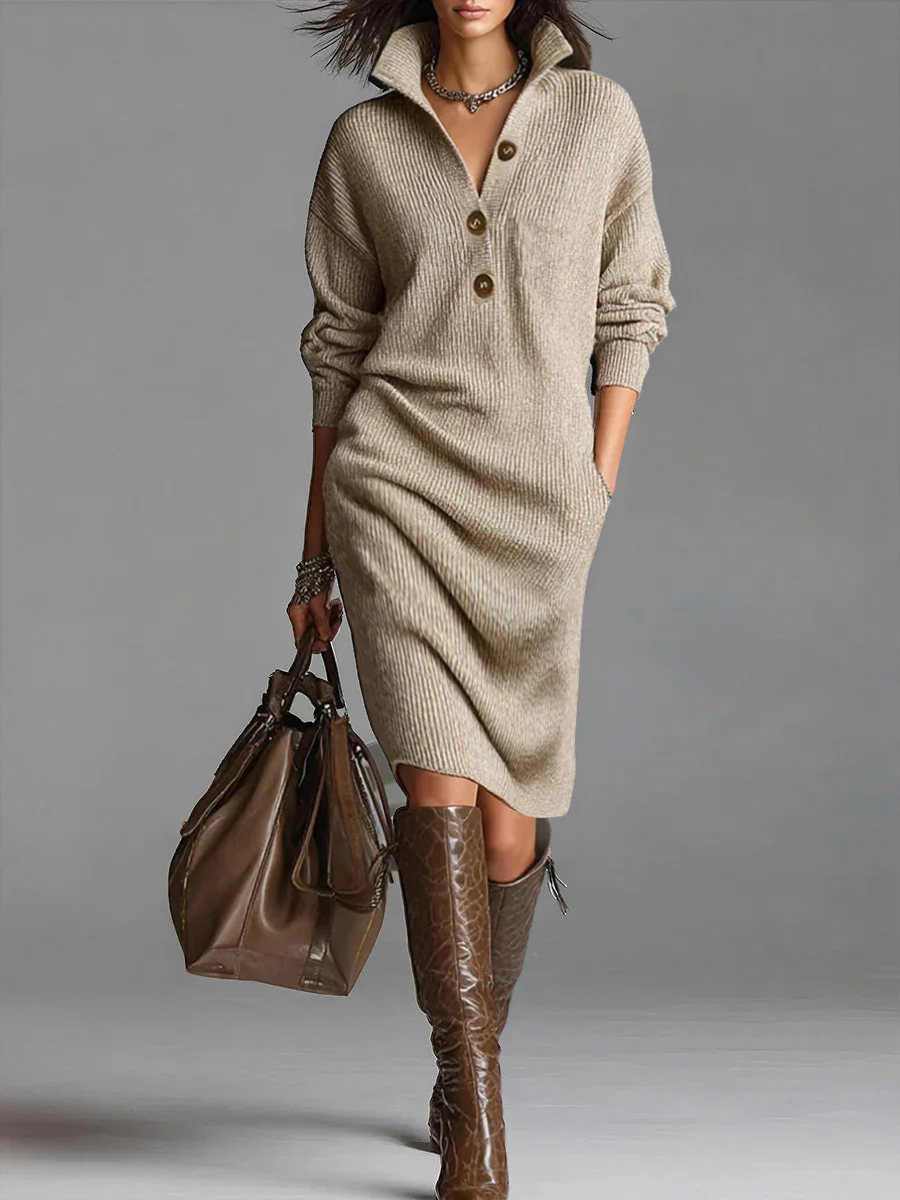 Norlyn™ | Ribbed Midi Dress