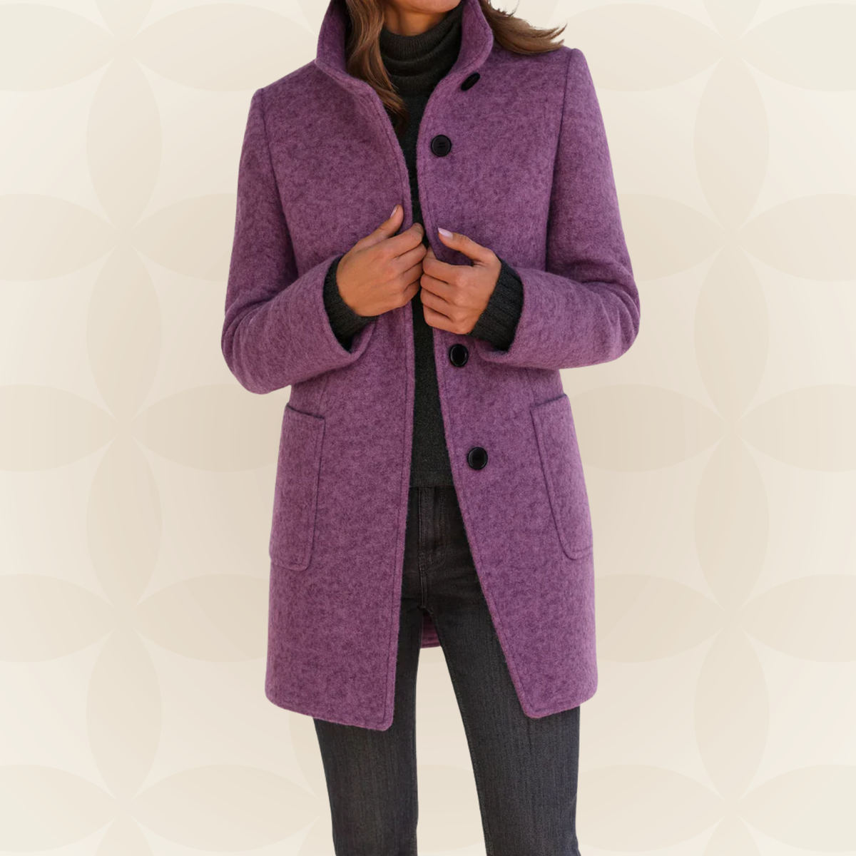 Anna | High Collar Jacket