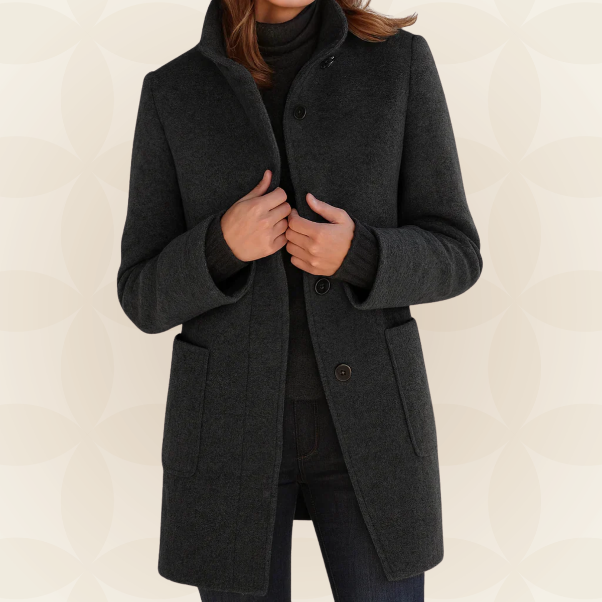 Anna | High Collar Jacket