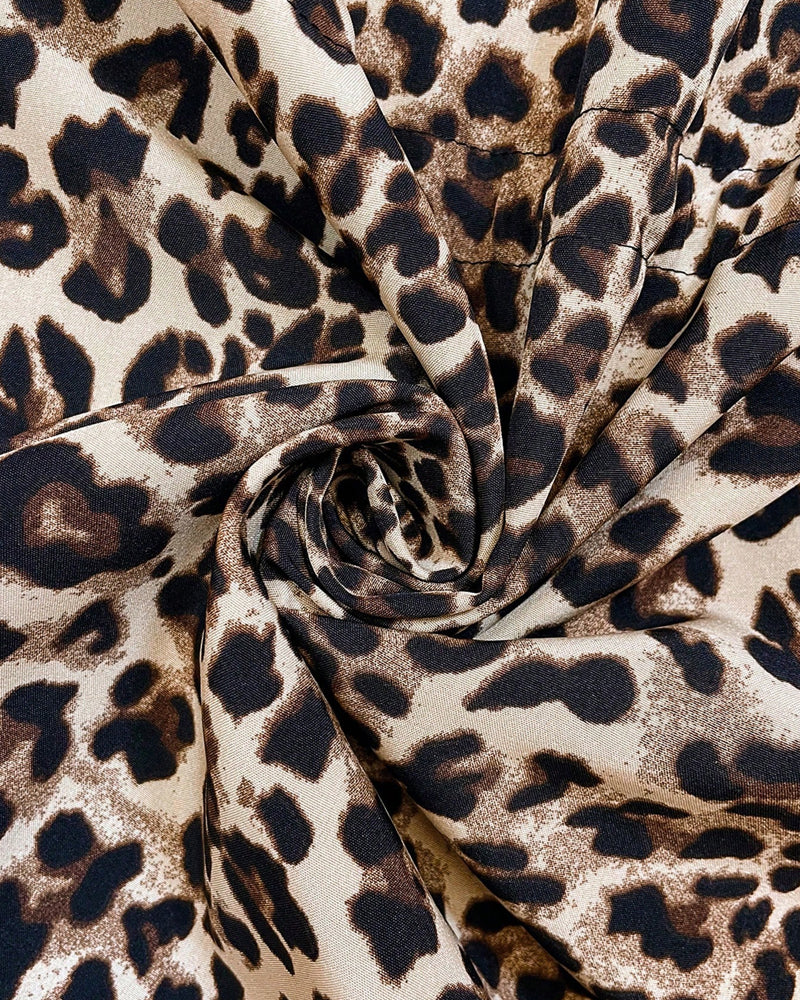 Fiona | Reversible Hooded Leopard Print Coat