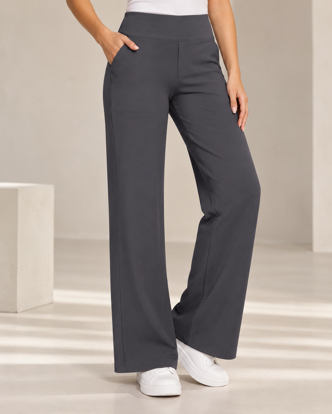 Lizzie™ | Comfortable Wide-Leg Stretch Trousers