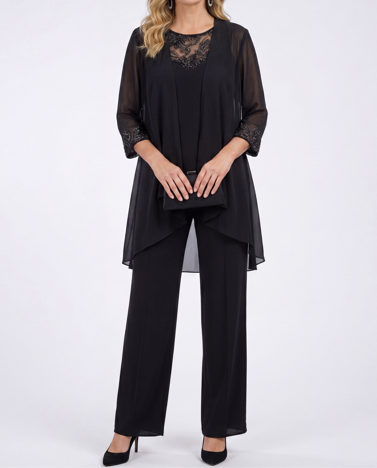 Evelyn | Flowing Three-Piece Evening Set