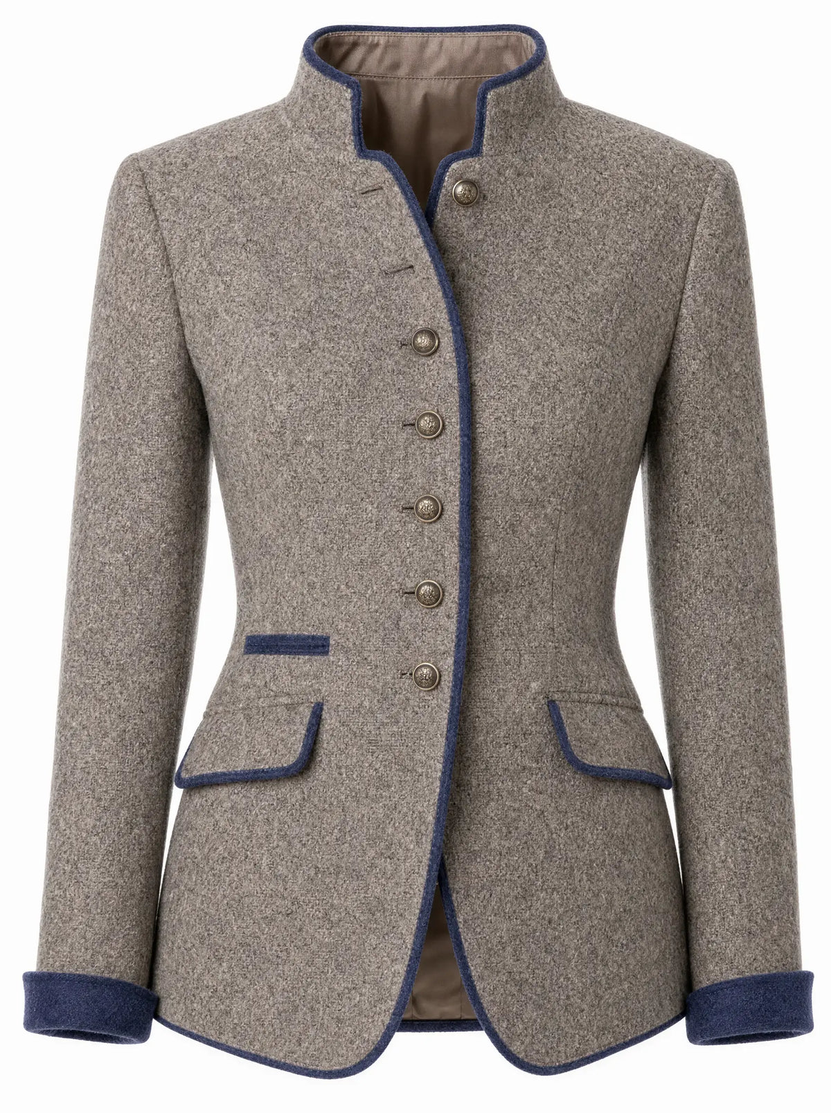 Astrid | Stand Collar Blazer