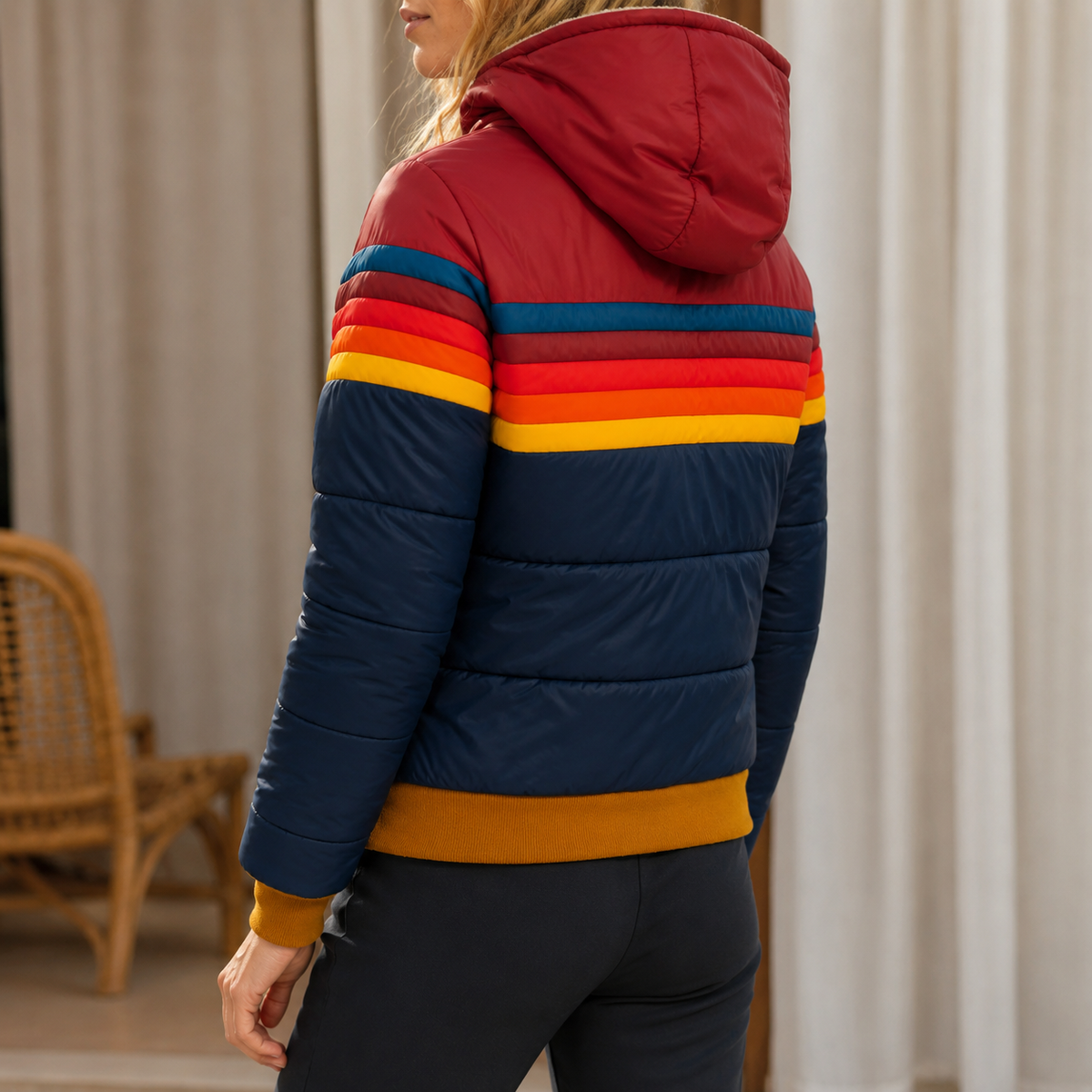 Elisabeth™ | Quilted Retro Jacket with Hood