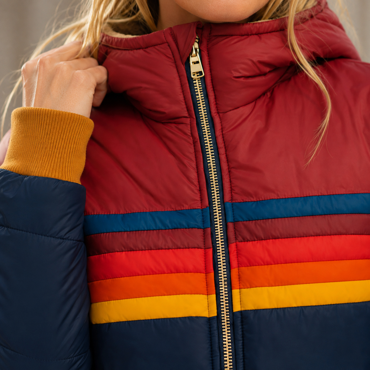 Elisabeth™ | Quilted Retro Jacket with Hood