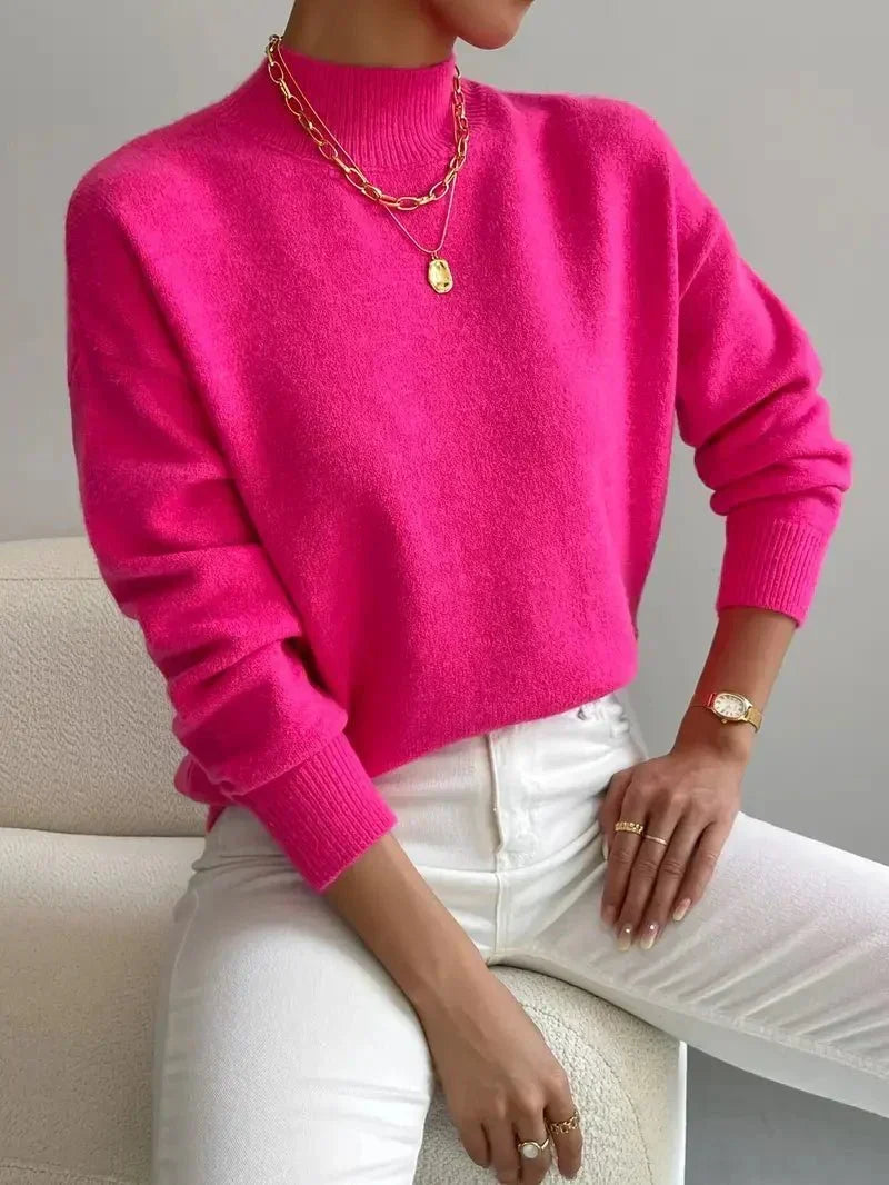 Christine | Soft Funnel Neck Jumper