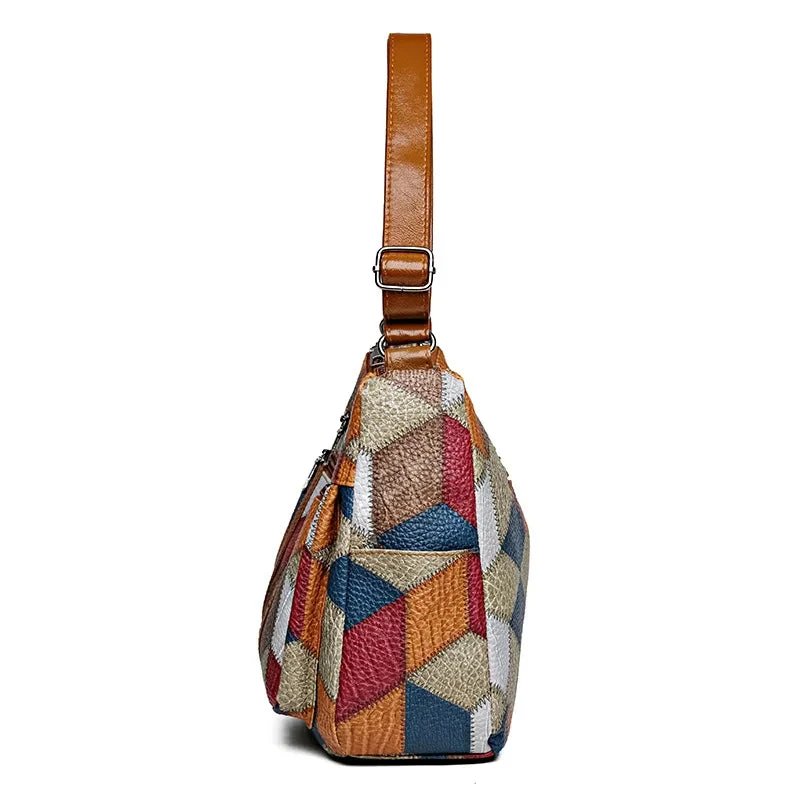 Annika™ | Geometric Patchwork Crossbody Bag
