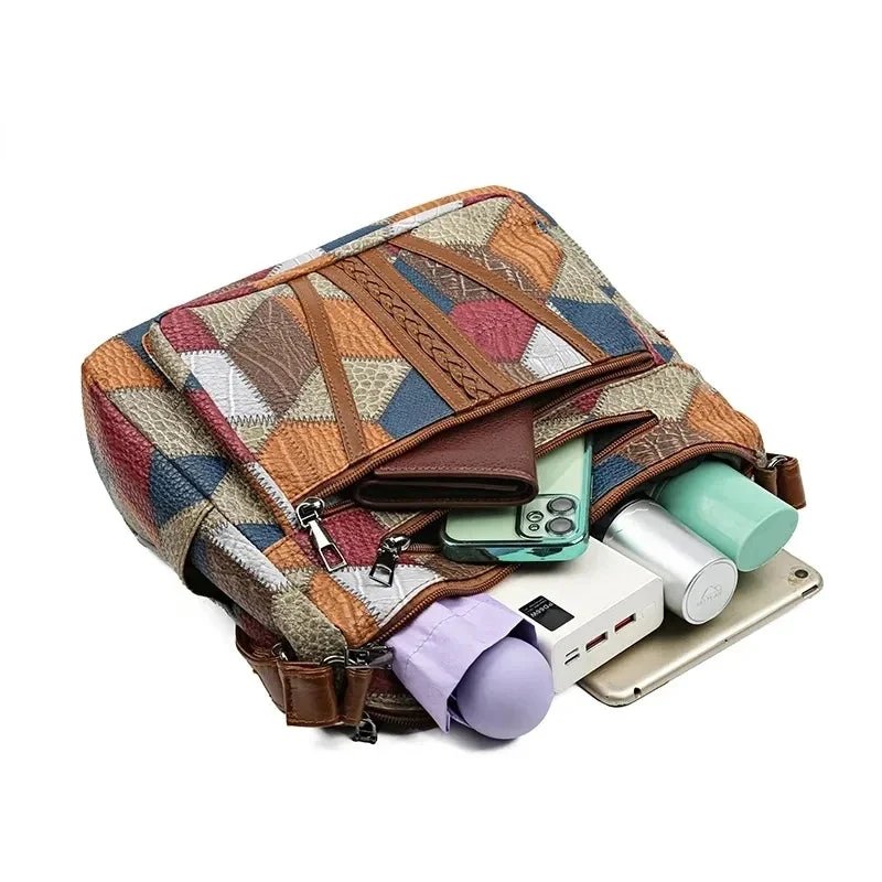 Annika™ | Geometric Patchwork Crossbody Bag