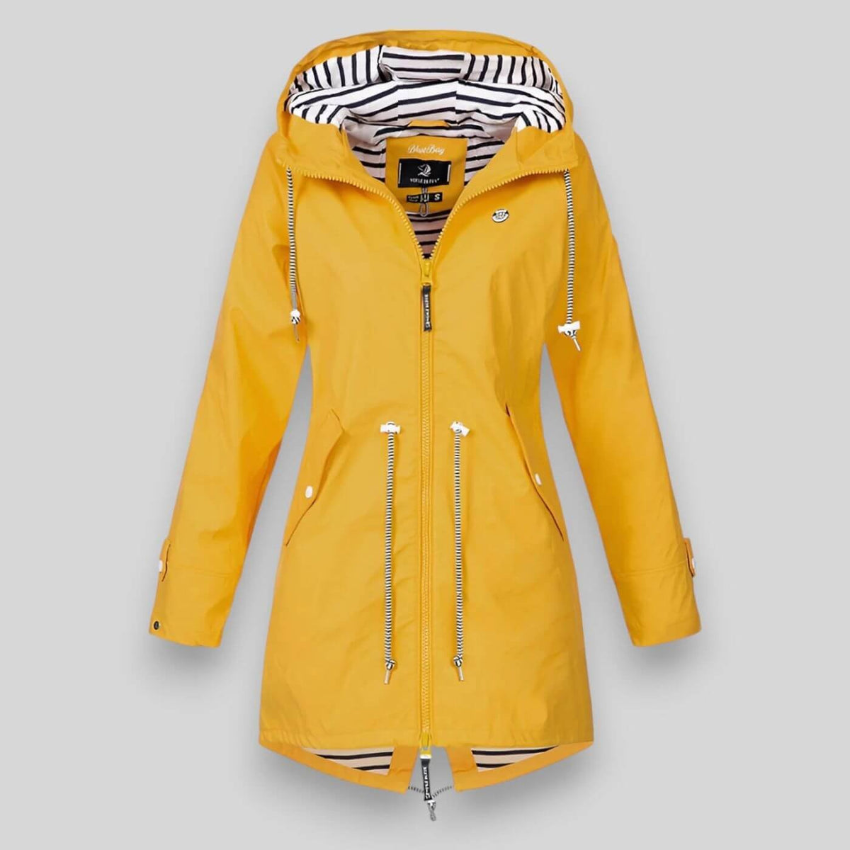 Lovise™ | Waterproof Hooded Jacket with Drawcord