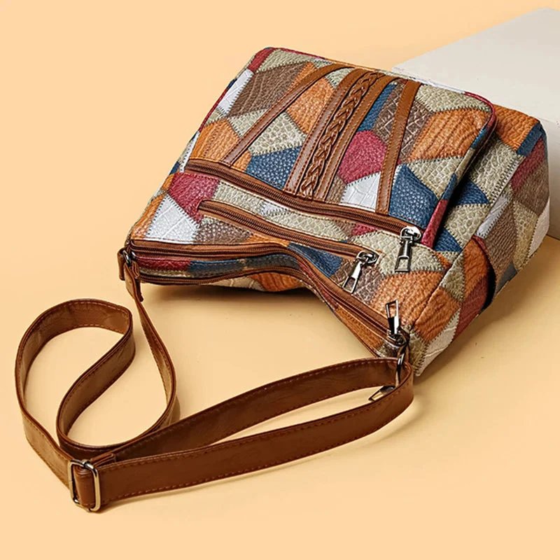 Annika™ | Geometric Patchwork Crossbody Bag