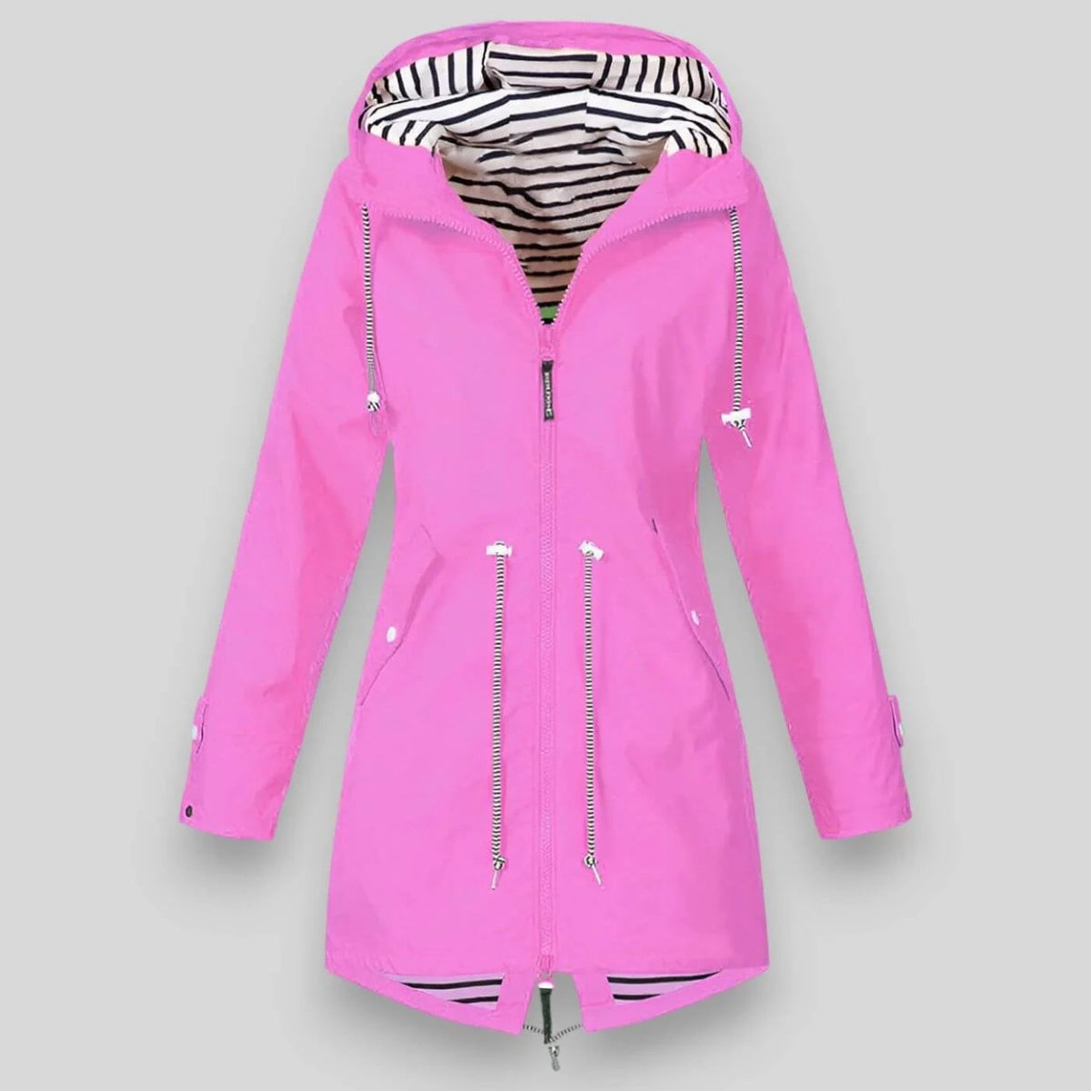 Lovise™ | Waterproof Hooded Jacket with Drawcord