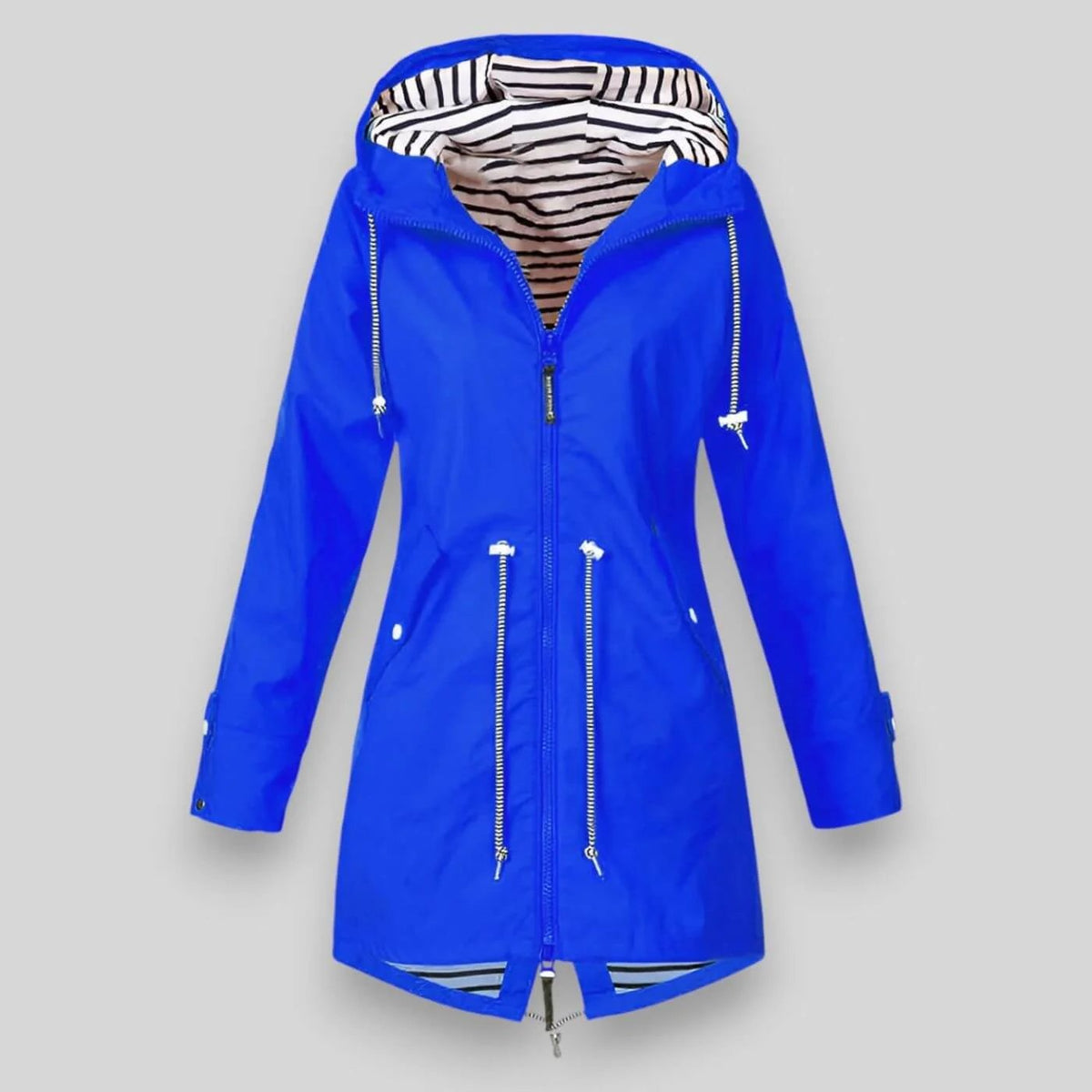 Lovise™ | Waterproof Hooded Jacket with Drawcord