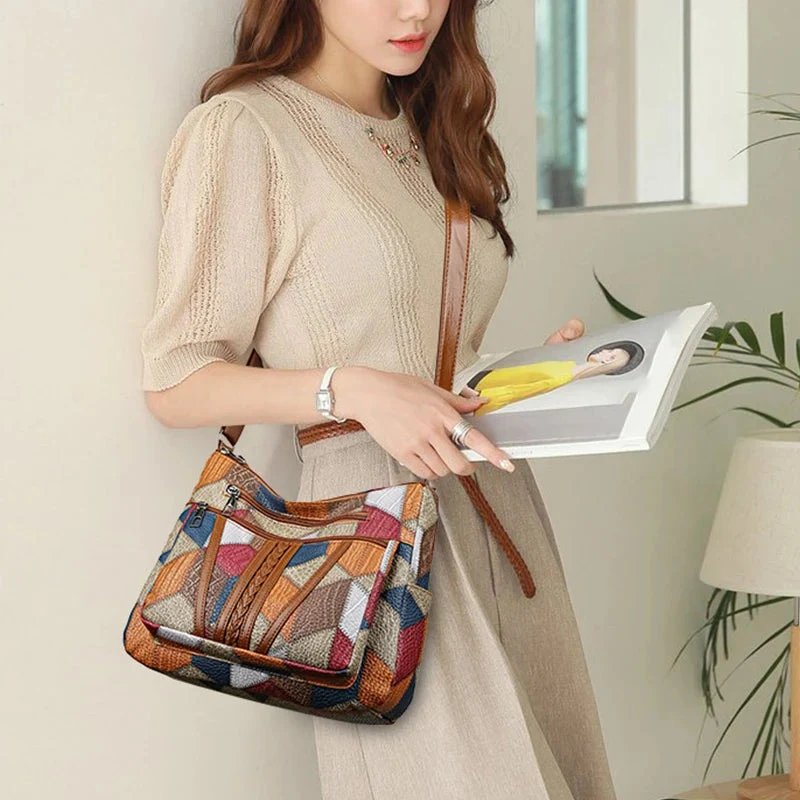 Annika™ | Geometric Patchwork Crossbody Bag