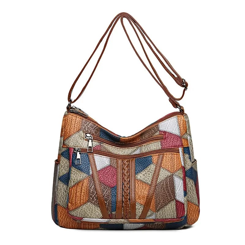 Annika™ | Geometric Patchwork Crossbody Bag